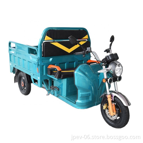 JINPENG New Design 60km Long Range 1000w Power 300kg Loading Capacity Electric Tricycle for Cargo